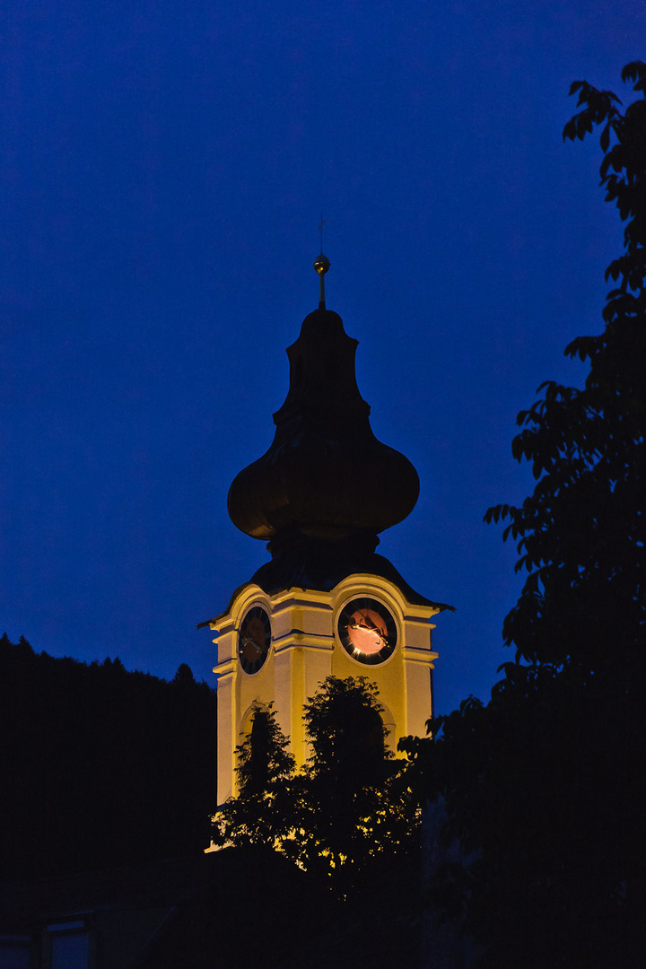 Blaue Stunde am Attersee