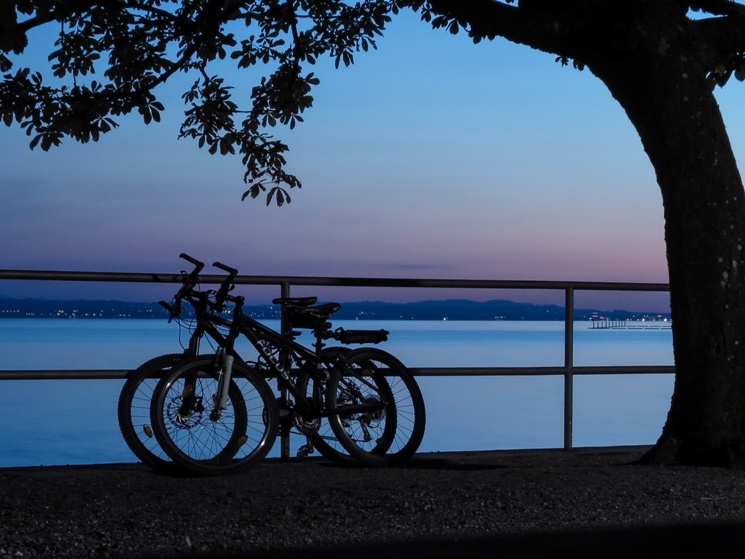 blaue Stunde am Bodensee