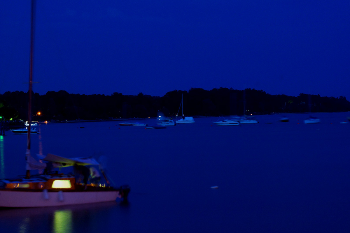 Blaue Stunde am Bodensee