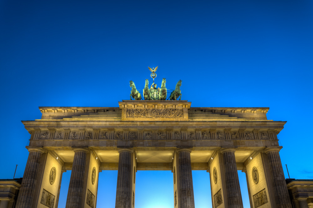 Blaue Stunde am Brandenburger Tor