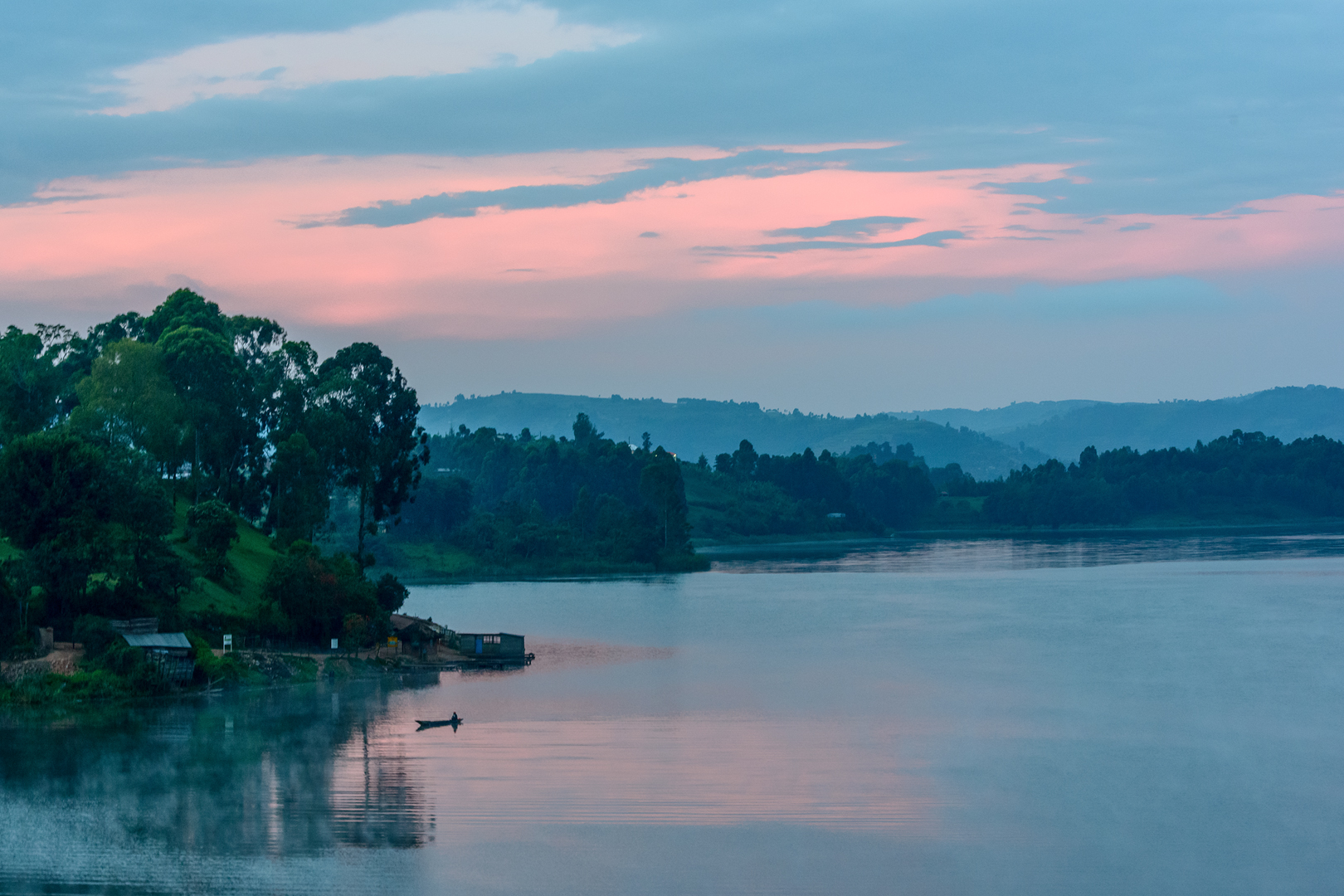 Blaue Stunde am Bunjonji See