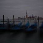 blaue Stunde am Canale Grande in Venedig