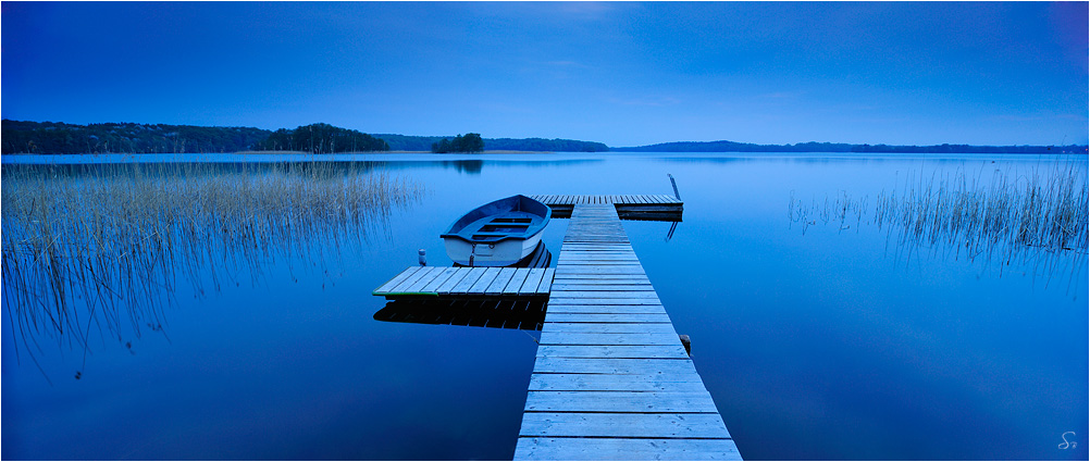 Blaue Stunde am Carwitzer See