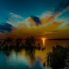 blaue Stunde am Chiemsee