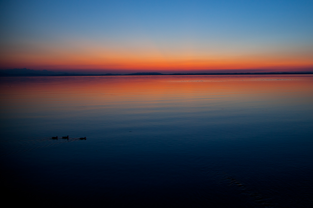 Blaue Stunde am Chiemsee