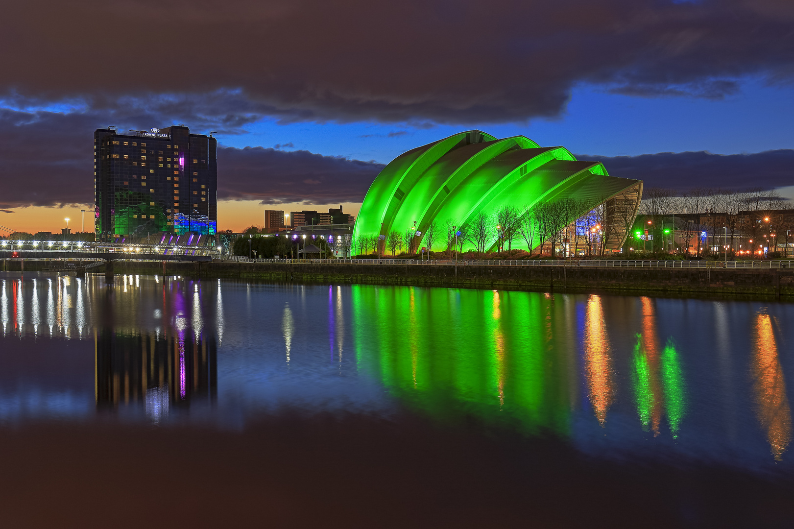 blaue Stunde am Clyde ...