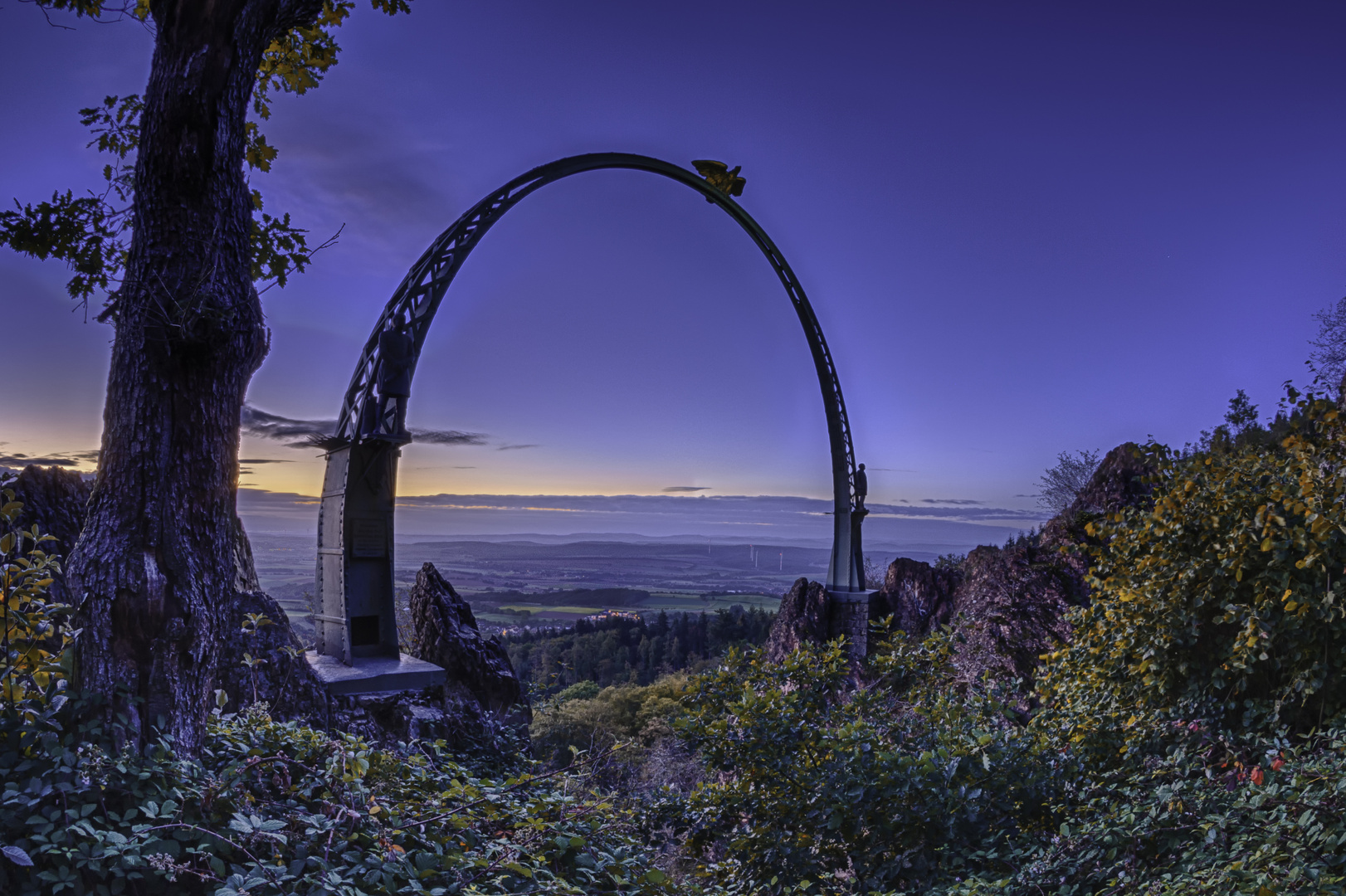 Blaue Stunde am Donnersberg