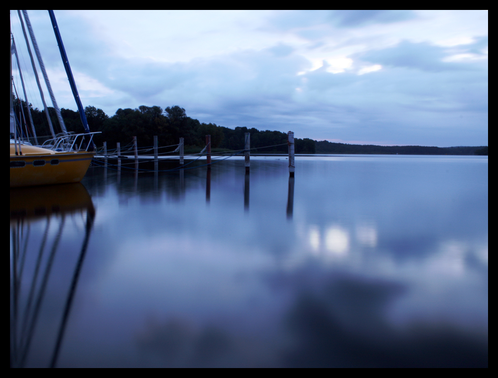 Blaue Stunde am Eutiner See