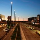 Blaue Stunde am Flughafen Hamburg