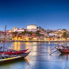 Blaue Stunde am Fluss in Porto I