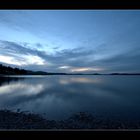 Blaue Stunde am Forggensee