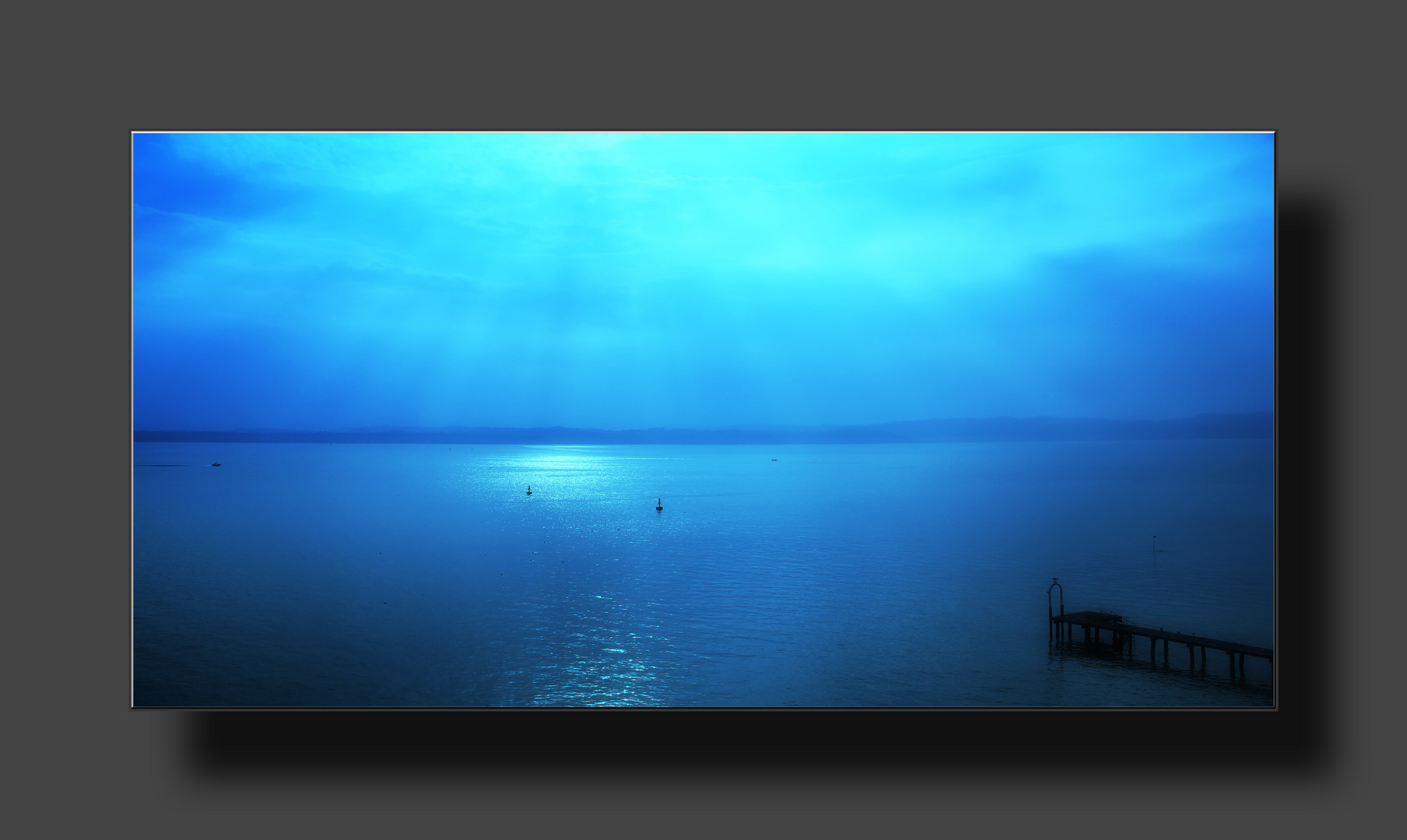 Blaue Stunde am Gardasee