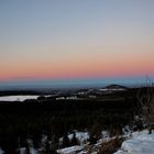 Blaue Stunde am Geisingberg (824 Meter), im wunderschönen Osterzgebirge