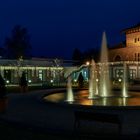 Blaue Stunde am Haupteingang vom Gartenschaugelände in Kaiserslautern...