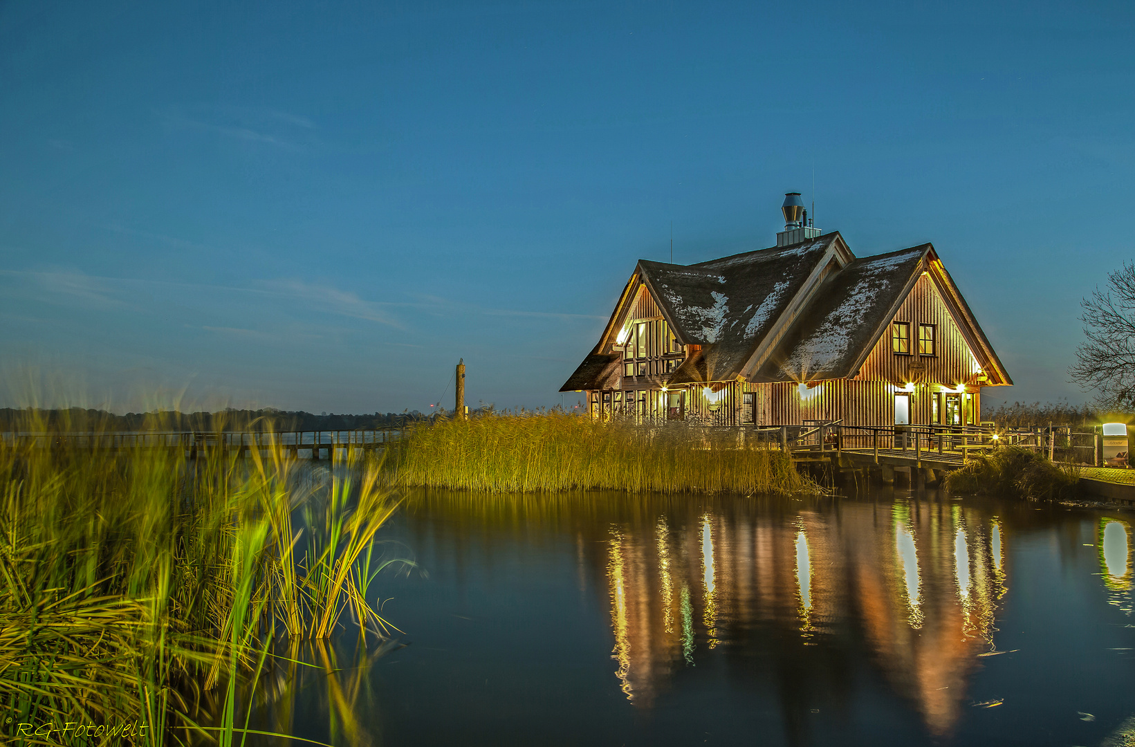 blaue Stunde am Hemmelsdorfer See