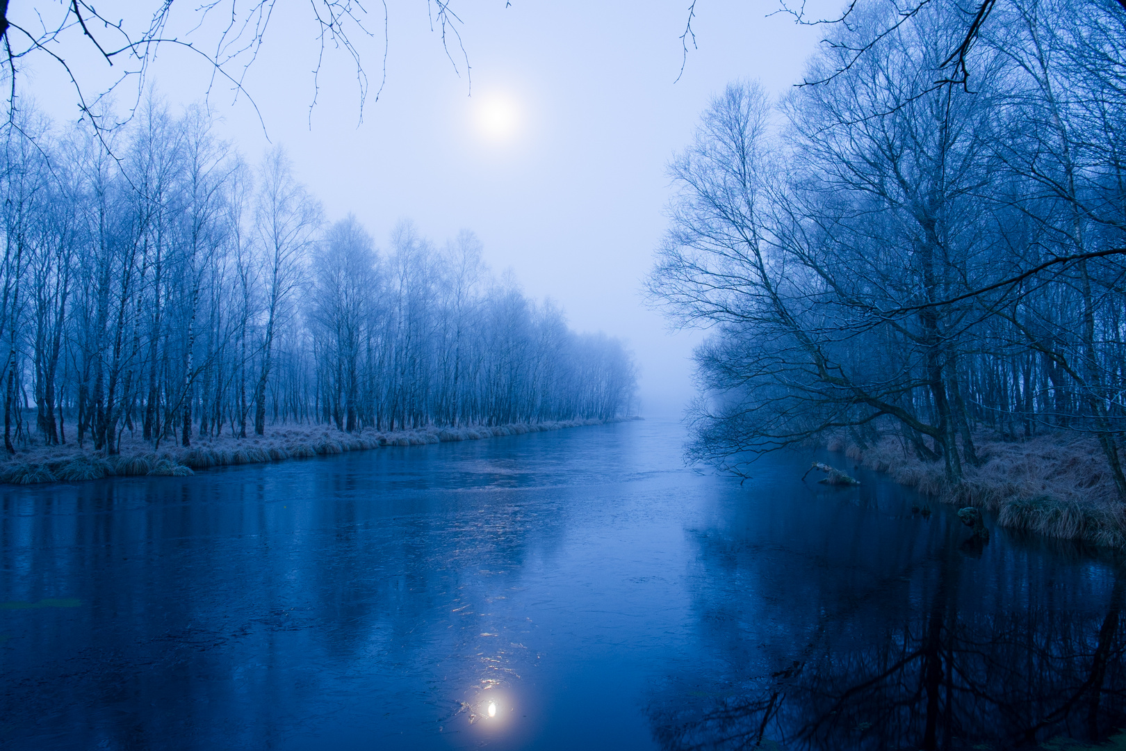 blaue Stunde am Hexenstrand