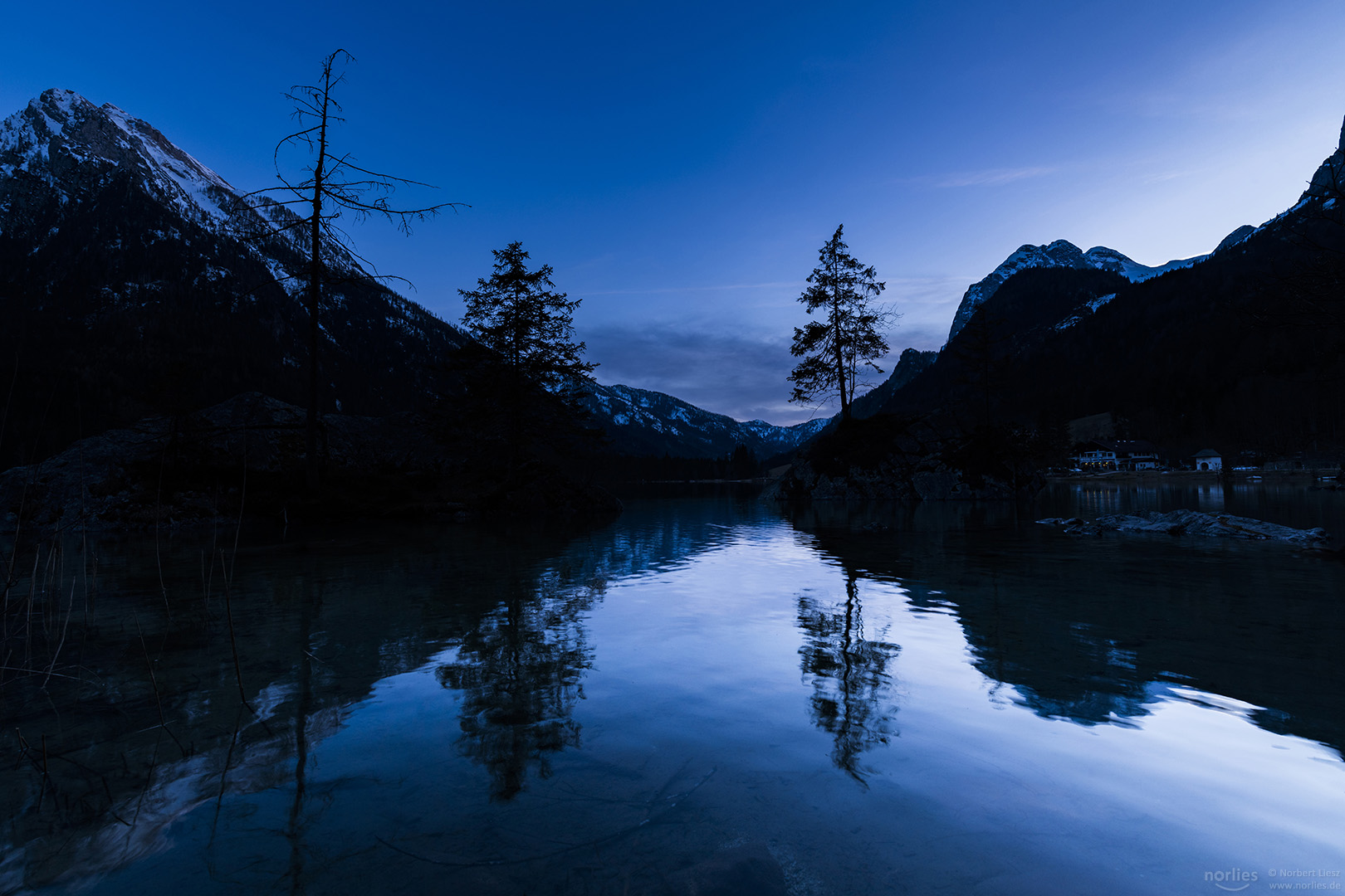 Blaue Stunde am Hintersee