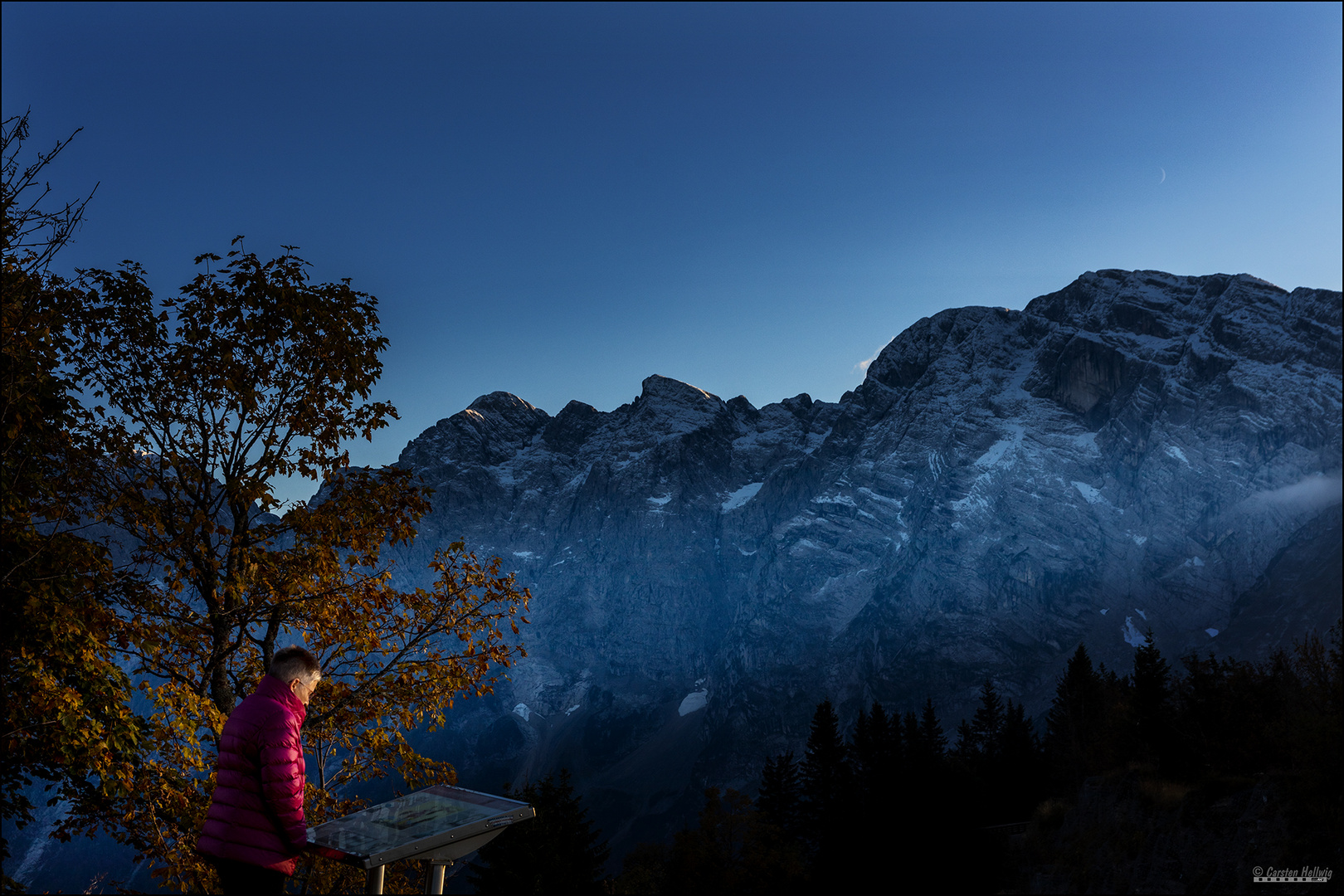 Blaue Stunde am Hohen Göll