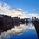 Blaue Stunde am Husumer Binnenhafen