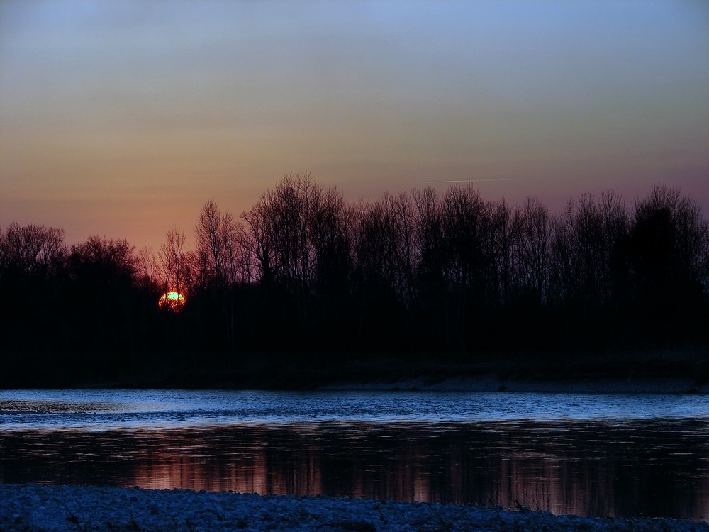 Blaue Stunde am Isonzo