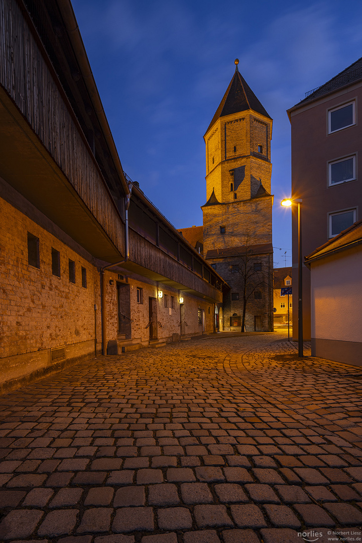 Blaue Stunde am Jakobertor