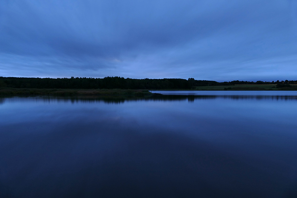 Blaue Stunde am Jungferweiher