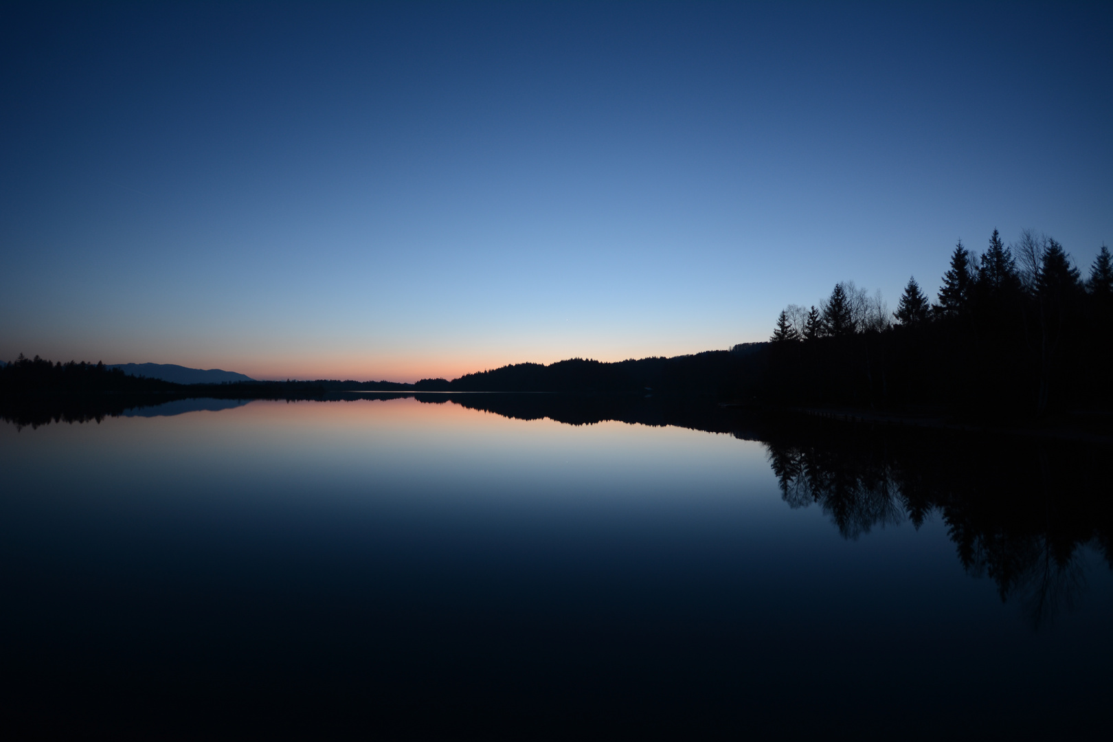 blaue Stunde am Kirchsee