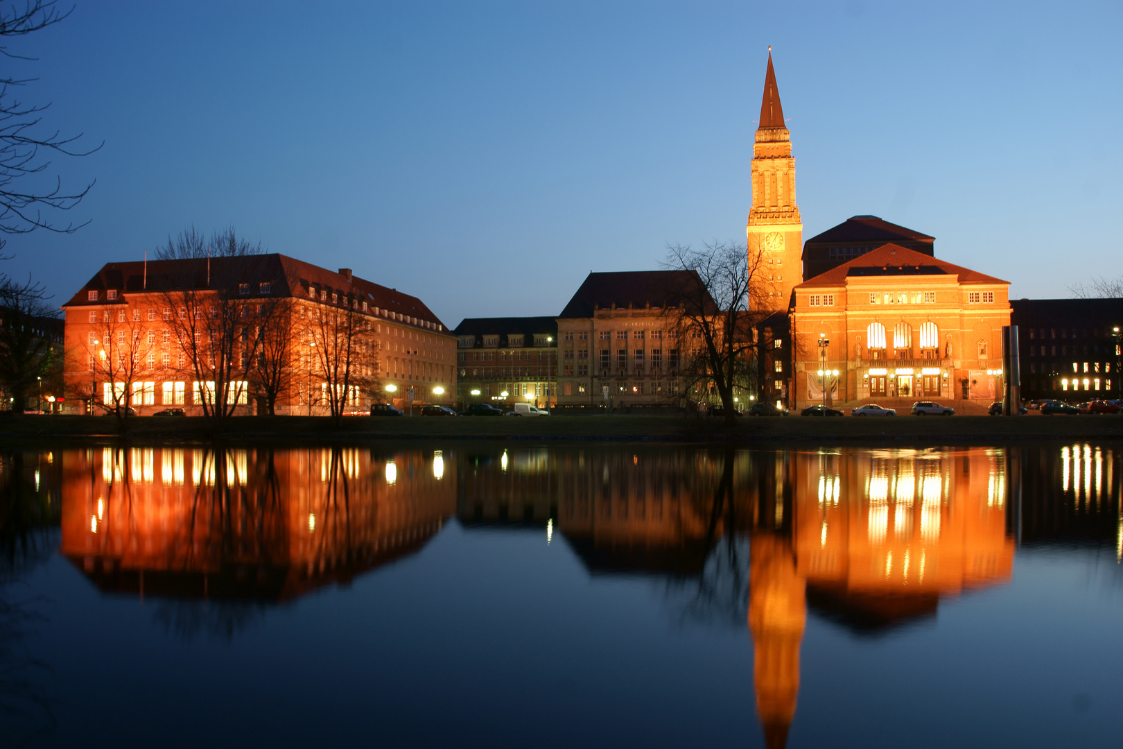 Blaue Stunde am Kleinen Kiel