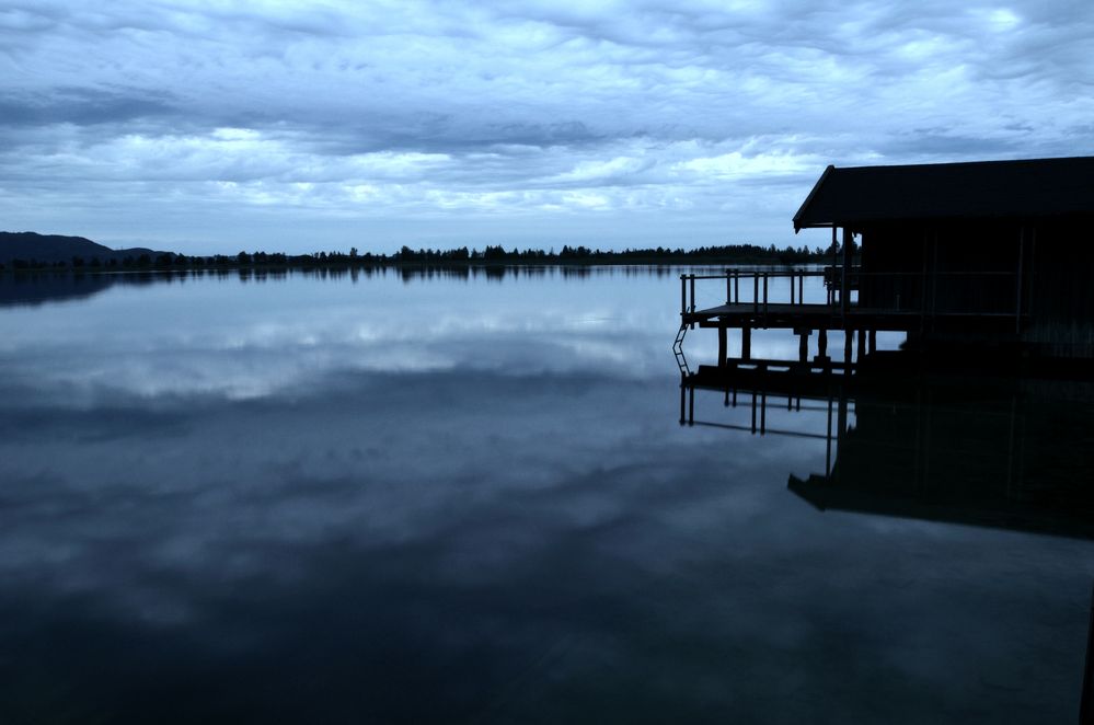 Blaue Stunde am Kochelsee