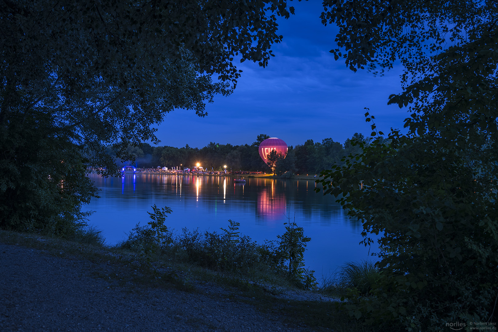 Blaue Stunde am Kuhsee