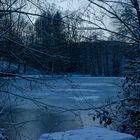 Blaue Stunde am Lasbachweiher (3)