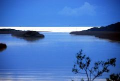 Blaue Stunde am Logan