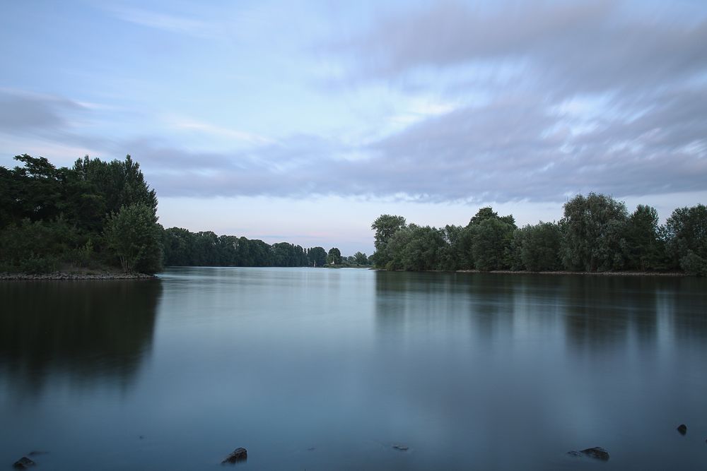 Blaue Stunde am Main