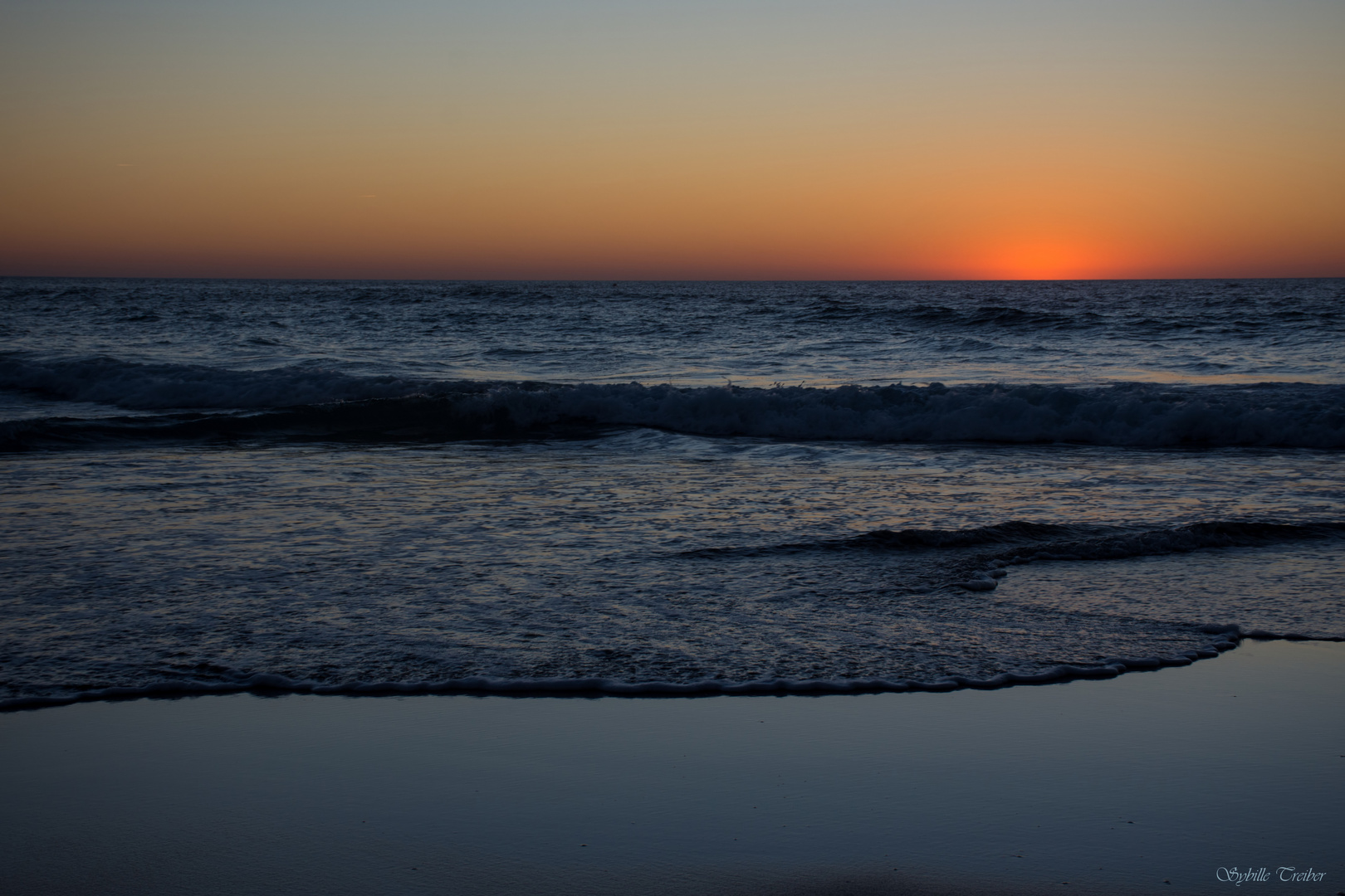 Blaue Stunde am Meer