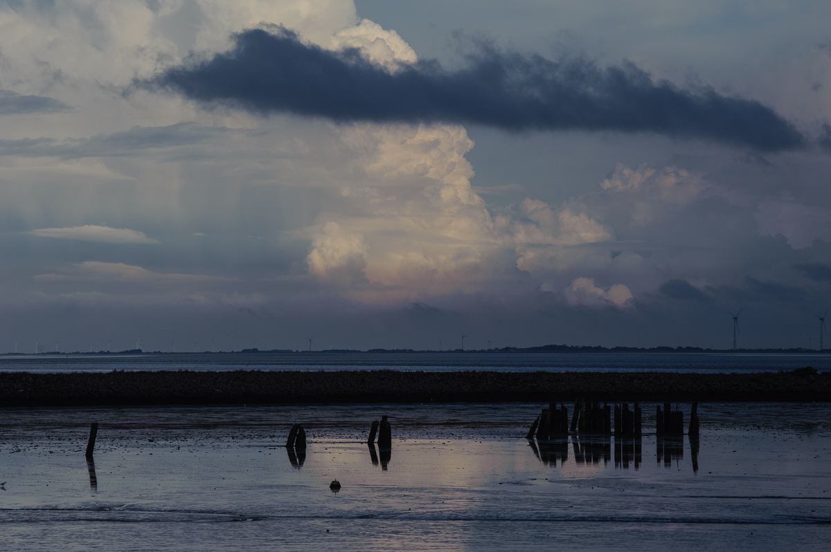 Blaue Stunde am Meer