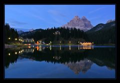 Blaue Stunde am Misurinasee