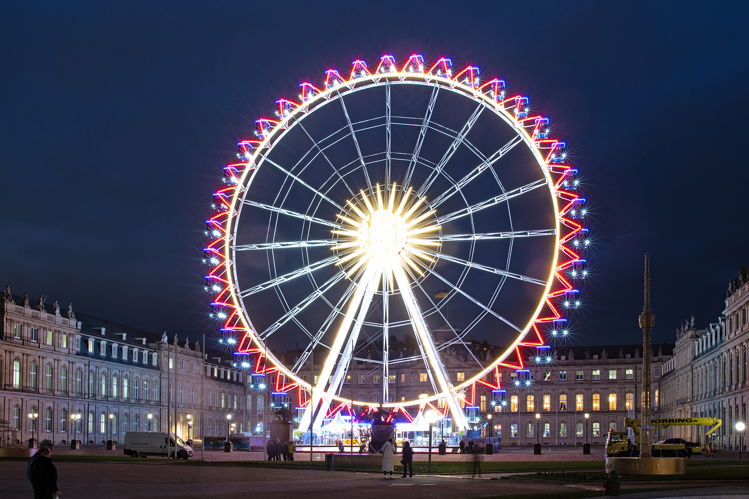 Blaue Stunde am neuen Schloß