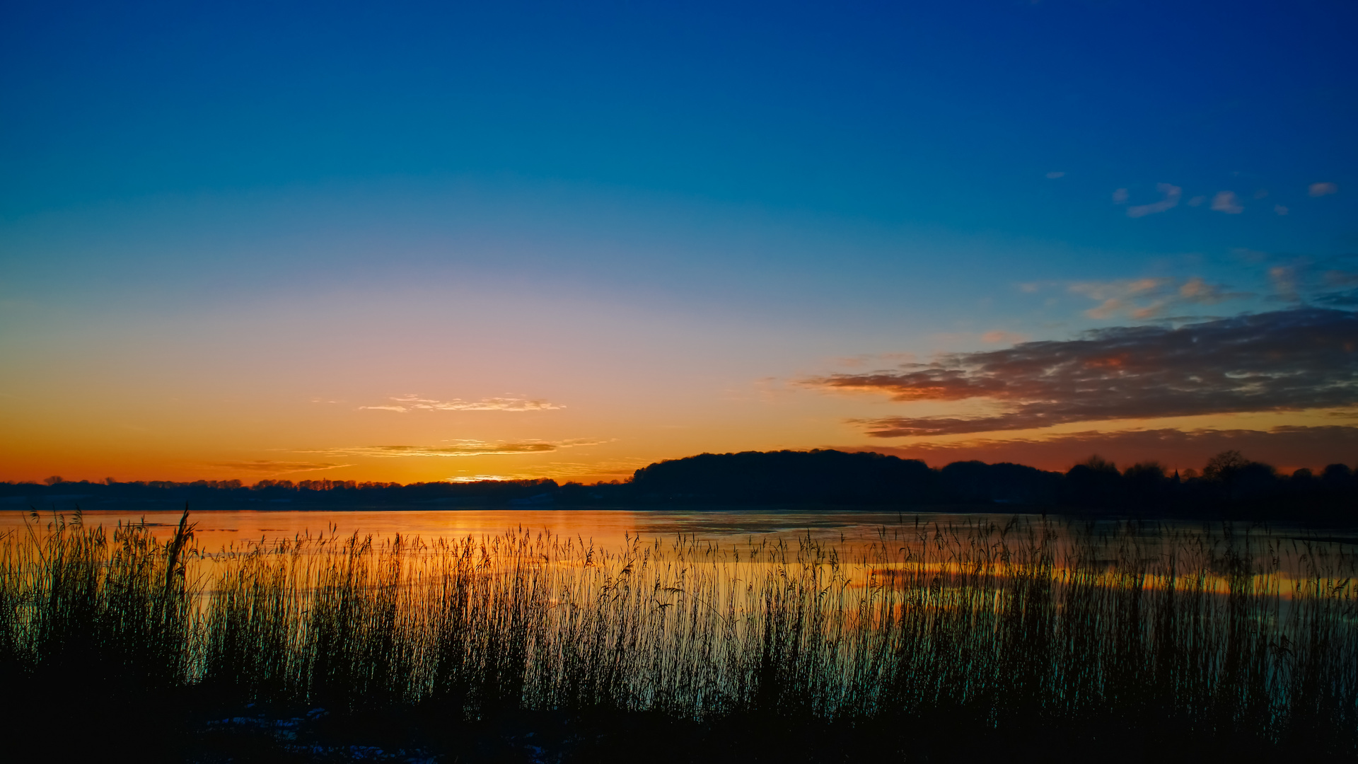 Blaue Stunde am Noor