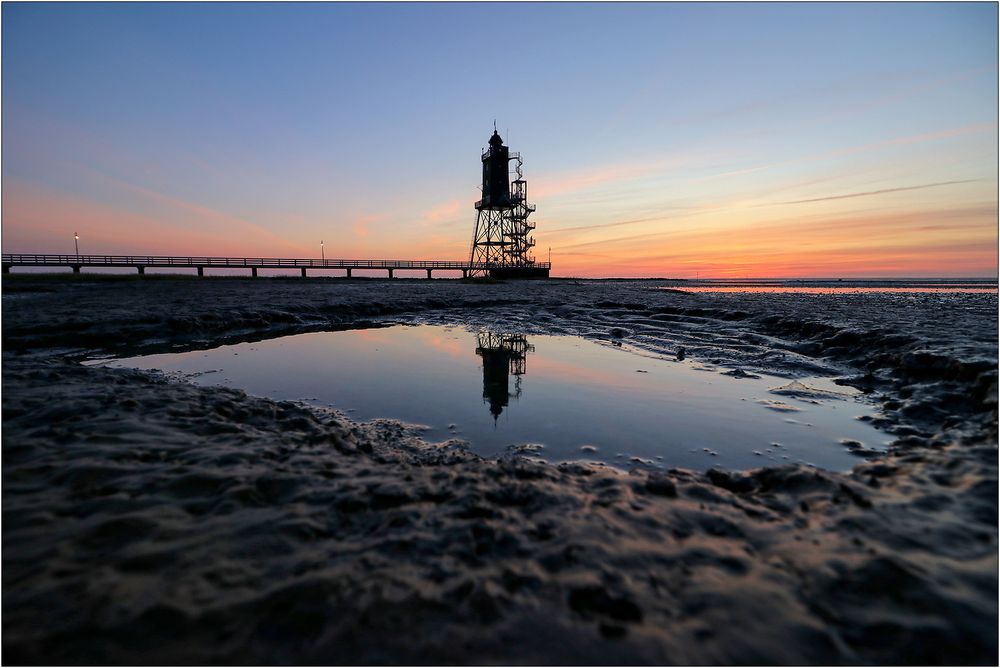 Blaue Stunde am "Obereversand"