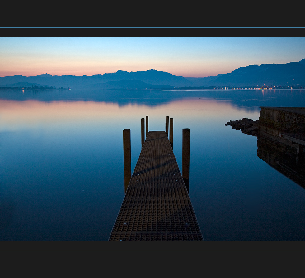 Blaue Stunde am Obersee