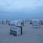 Blaue Stunde am Ostseestrand