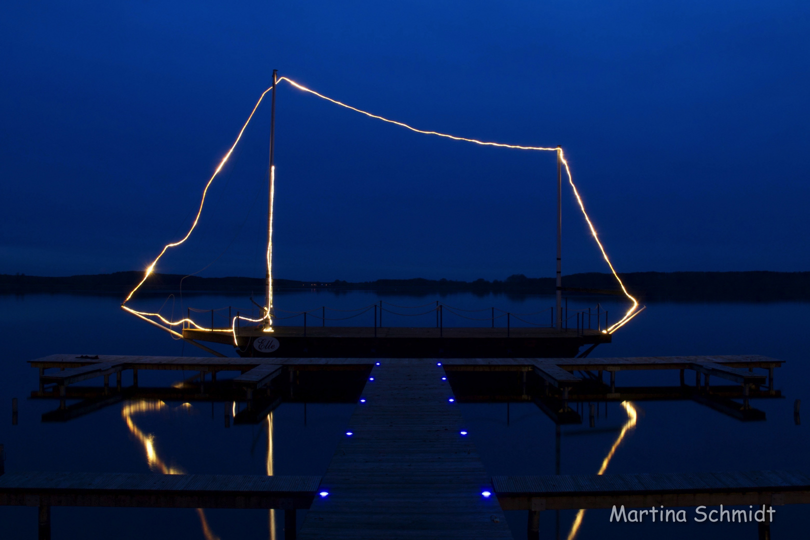 Blaue Stunde am Rangsdorfer See