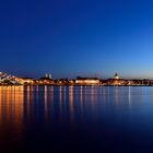 Blaue Stunde am Rhein