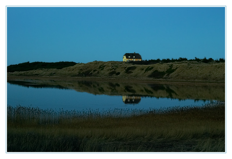 Blaue Stunde am Ringkøbing-Fjord