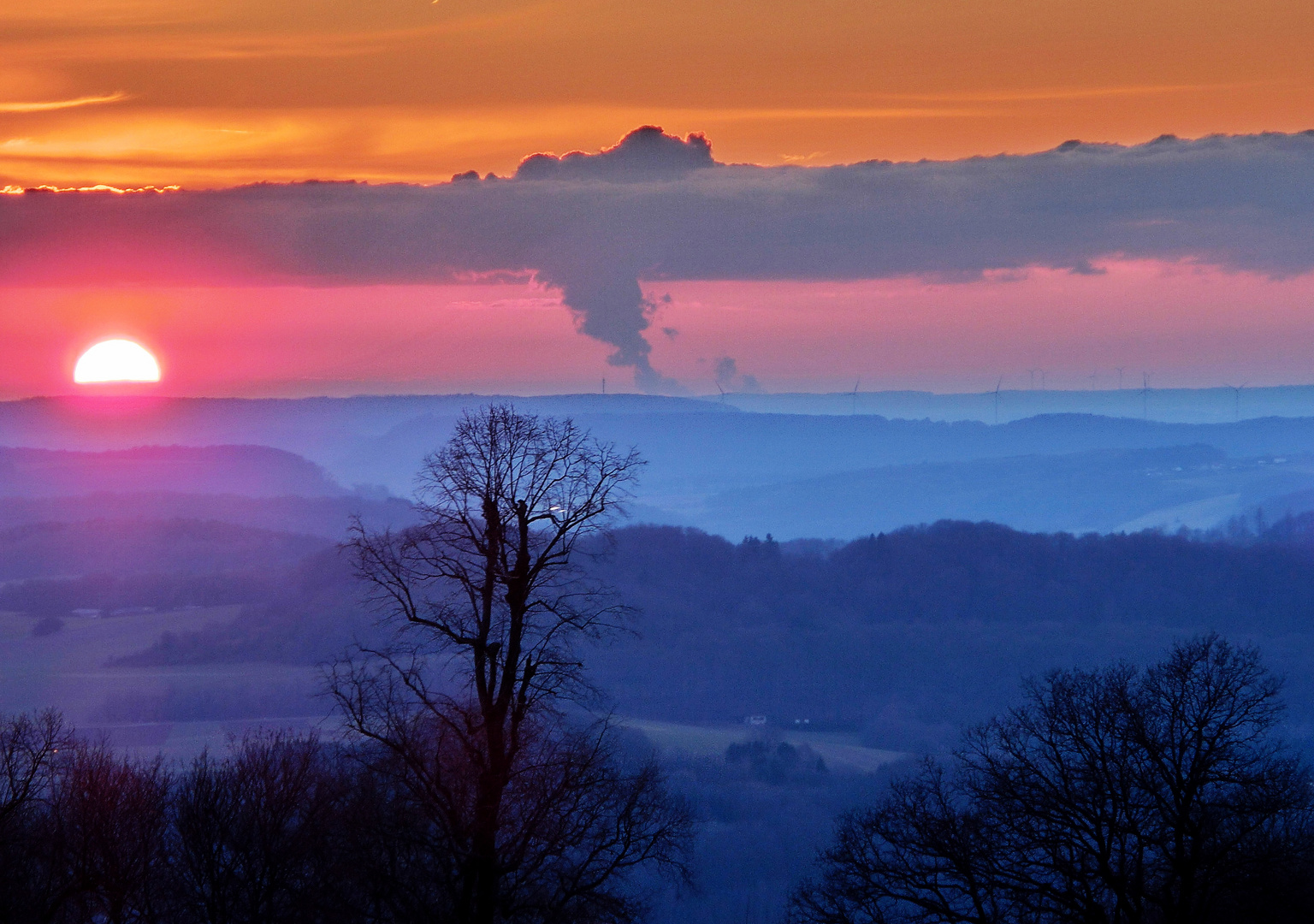 Blaue Stunde am Schaumberg