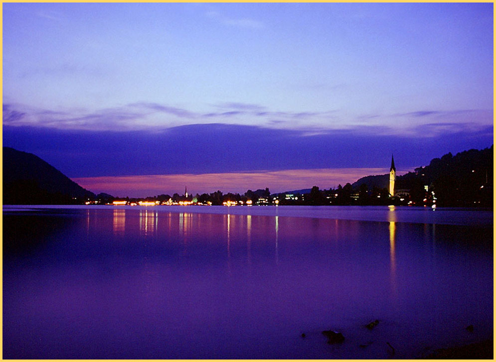 Blaue Stunde am Schliersee