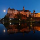 Blaue Stunde am Schloss.