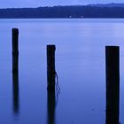 Blaue Stunde am See