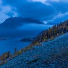 Blaue Stunde am Silsersee