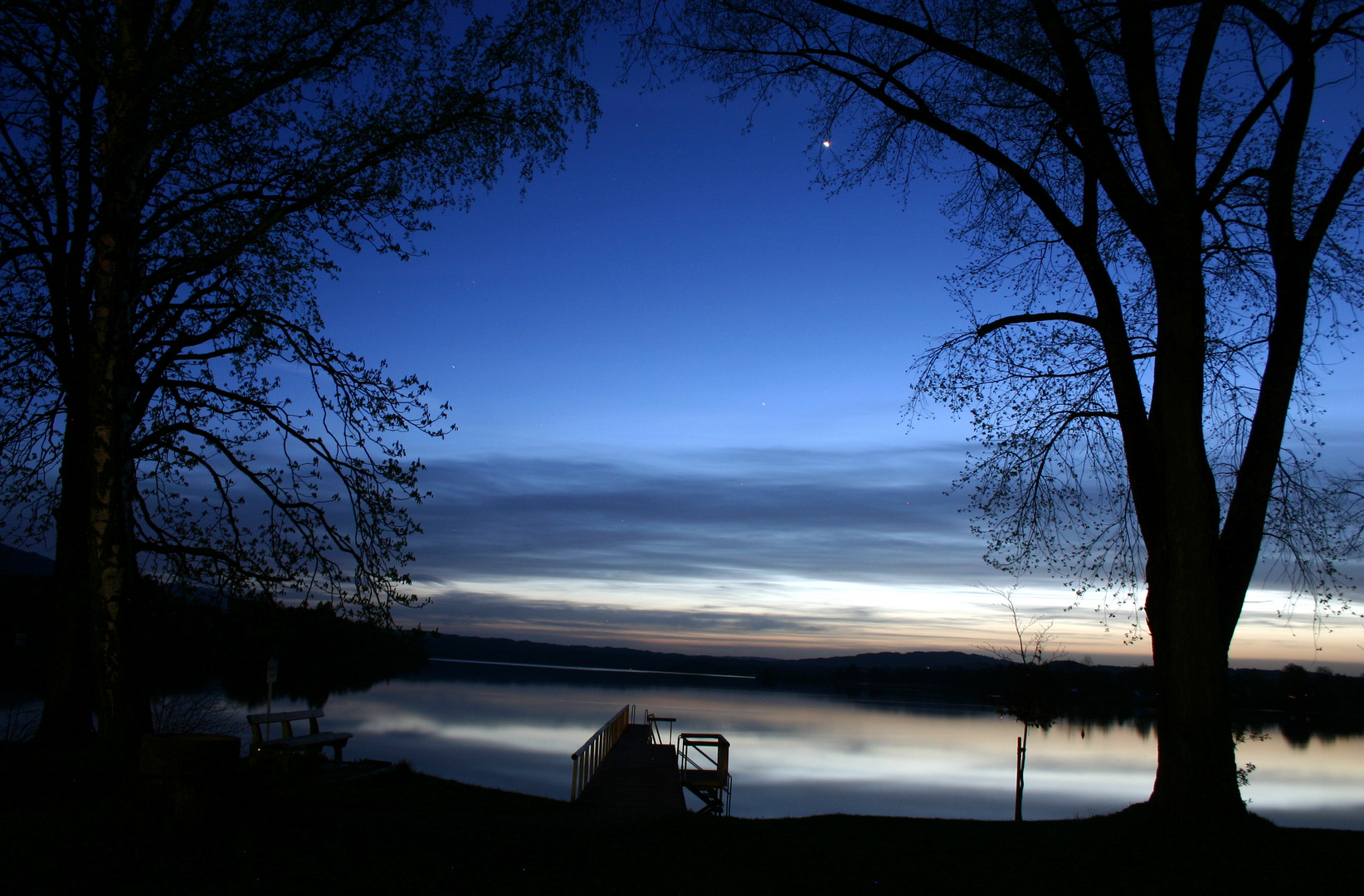 Blaue Stunde am Staffelsee